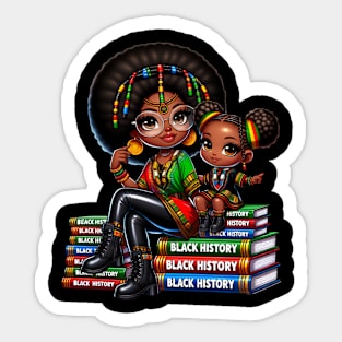 Black History Black History Month Black Girl African American Black Pride Sticker